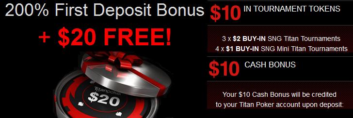 Titan Poker Exclusive Bonus Offer